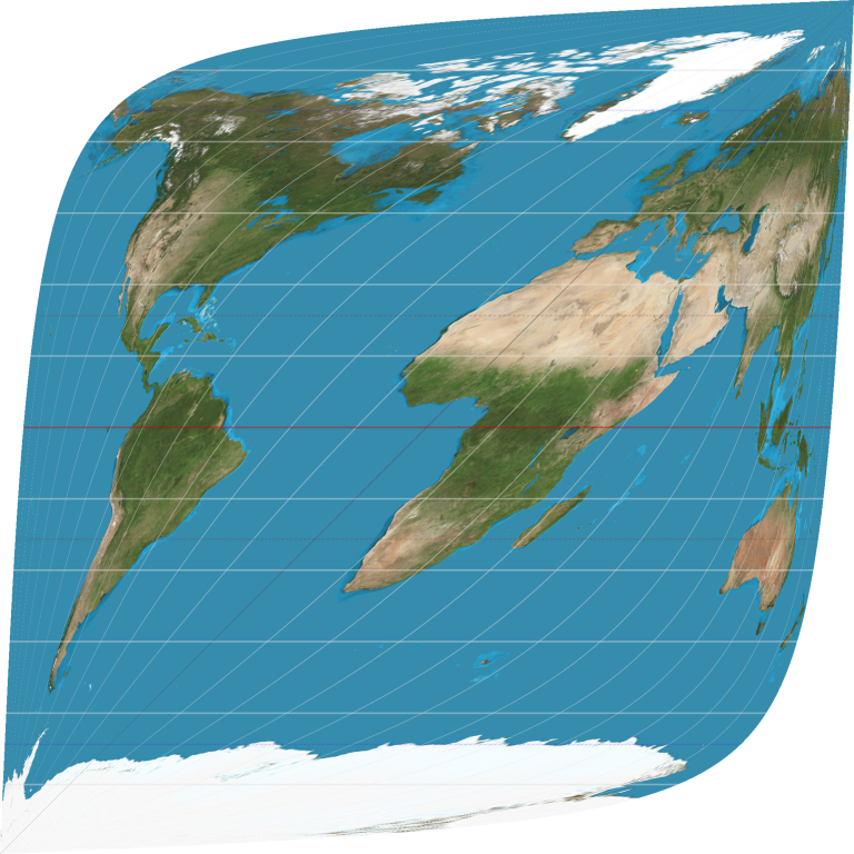 A horrible map projection